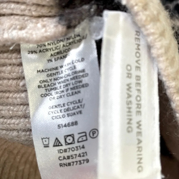 Ann Taylor LP women’s heavy furry cheetah print pullover Shoulder Button design. - Picture 7 of 7